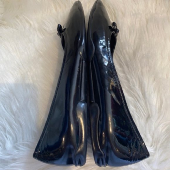 Prada Pointed Toe Patent Leather Flats Sz. 39 Shoe - Picture 9 of 11
